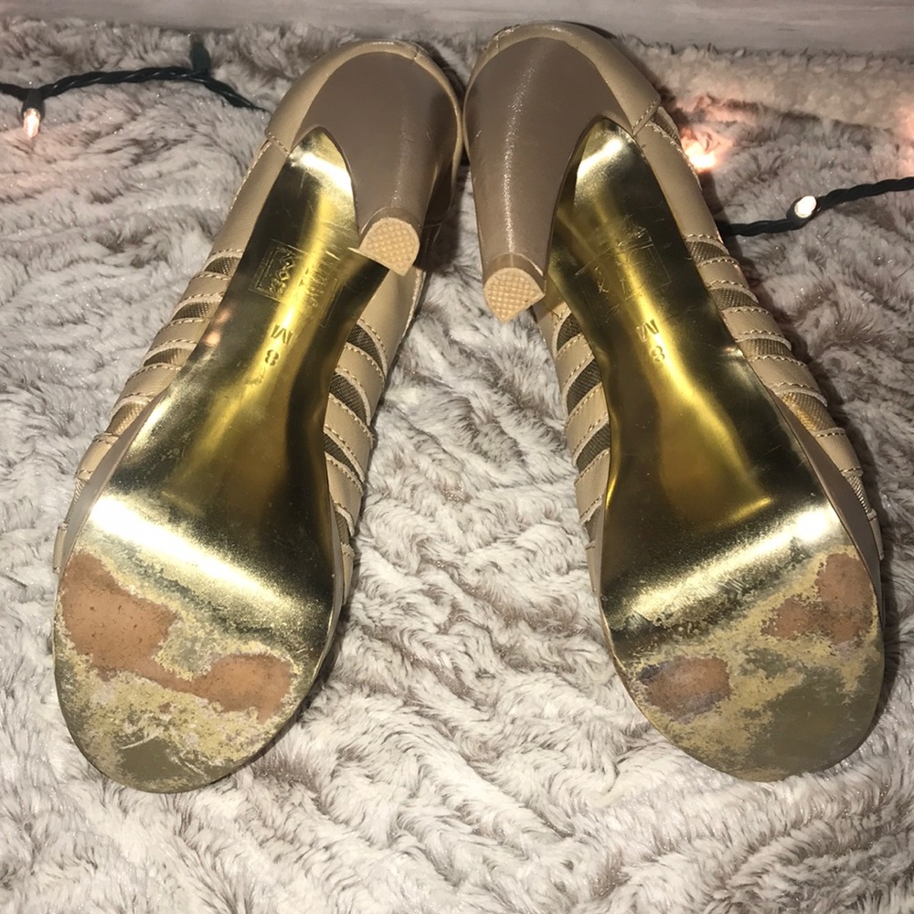 Nude BEBE High heels - Picture 3 of 4